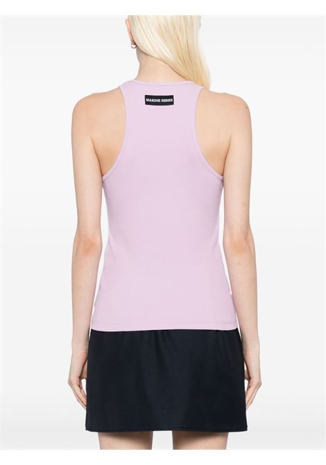 moon logo tank top woman lillac MARINE SERRE | WTT014A CJER0011PK35